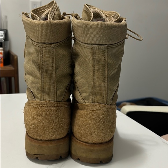 Men's Tan Tactical Boots - Picture 3 of 7
